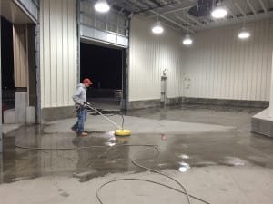 Commercial Services Concrete Surface Cleaning