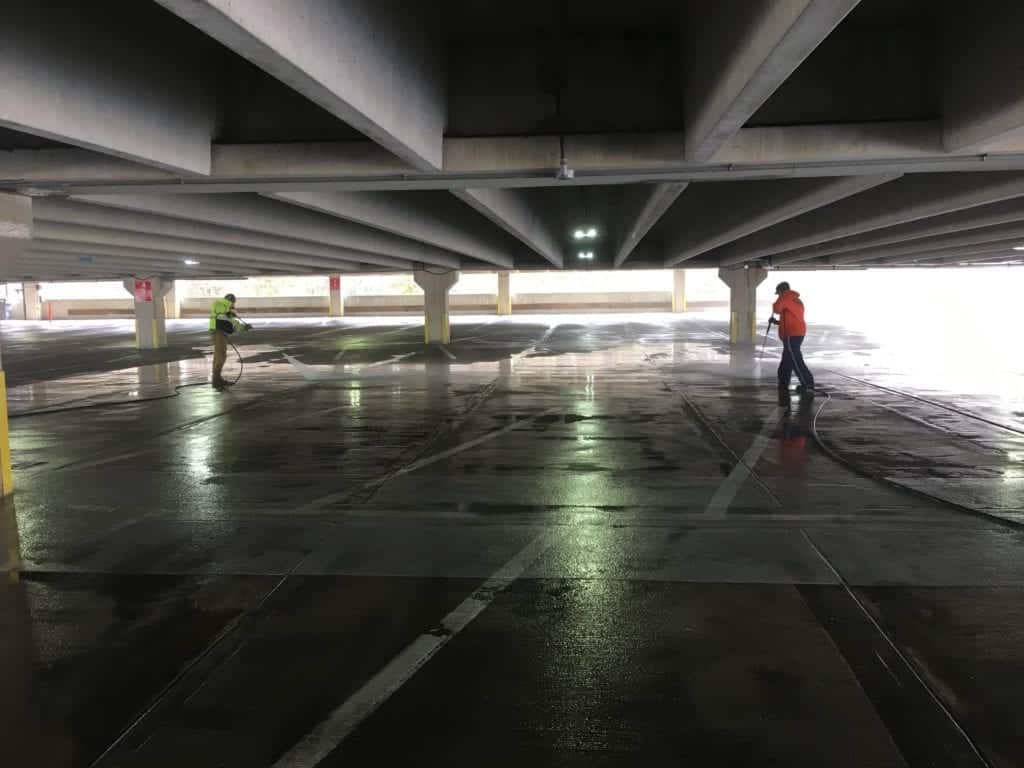Parking Garage Cleaning
