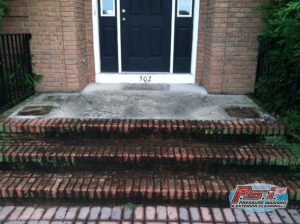 stoop before - by PSI pressure washing in NJ