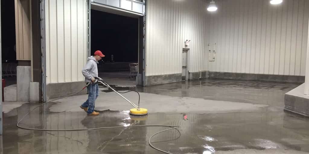 Commercial Services Concrete Surface Cleaning